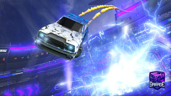A Rocket League car design from freevalje