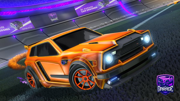 A Rocket League car design from DoggoGamer3