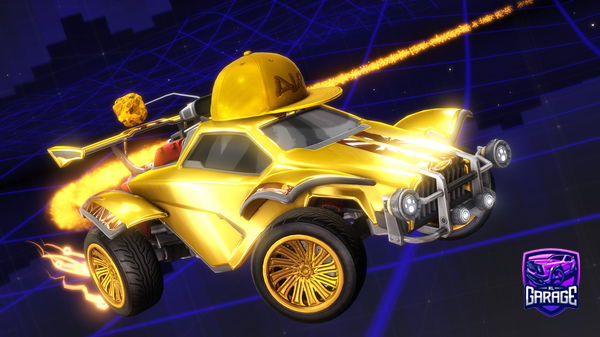 A Rocket League car design from CluelessXy