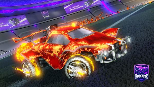 A Rocket League car design from finbr