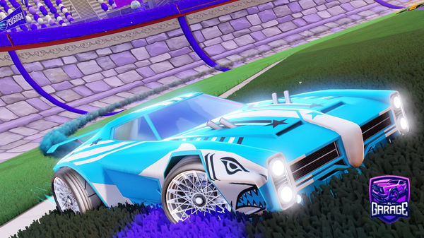 A Rocket League car design from boosted497