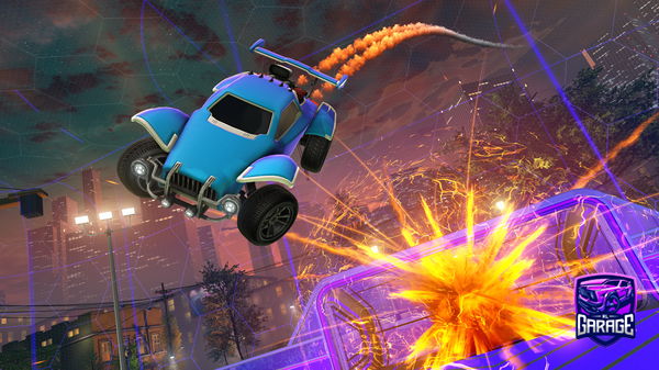 A Rocket League car design from xwaay