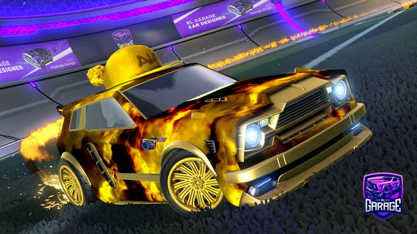 A Rocket League car design from samuelitis2