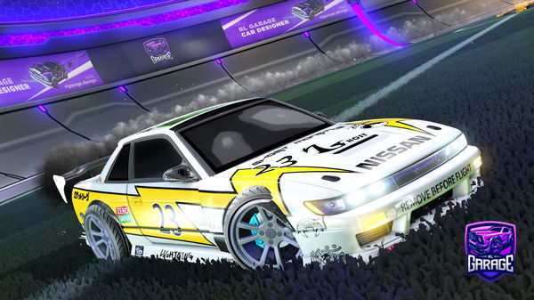 A Rocket League car design from TOXT3R