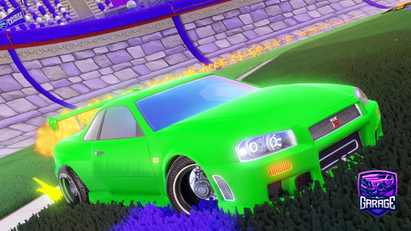 A Rocket League car design from P0l1gu1n