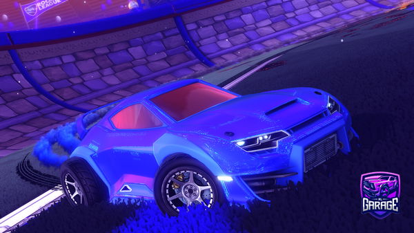 A Rocket League car design from GlitchLESS_YT