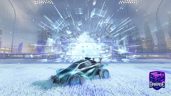 A Rocket League car design from ROSEbam