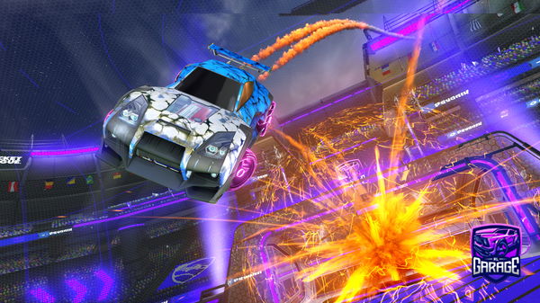 A Rocket League car design from MG51GGY