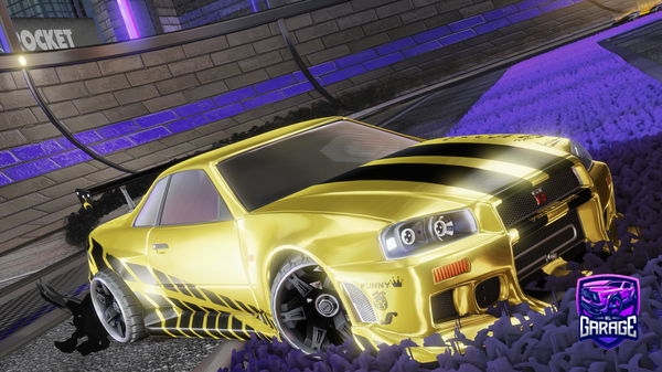 A Rocket League car design from elmorogheza