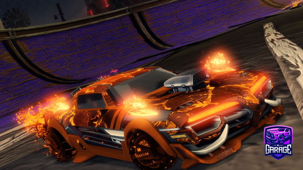 A Rocket League car design from Raphanguille