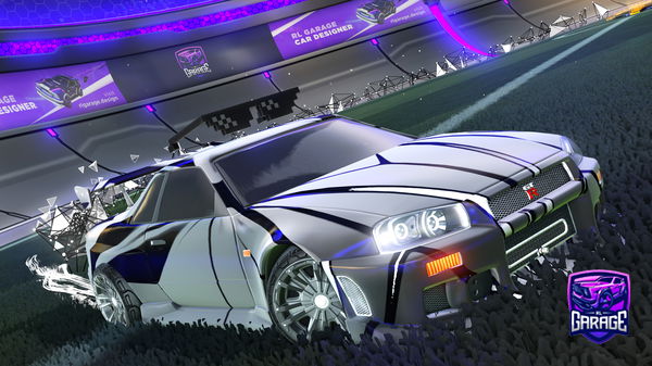 A Rocket League car design from YaBoiBlu01