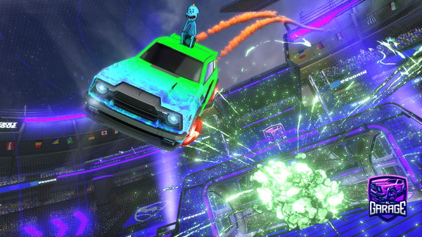 A Rocket League car design from spicy16236