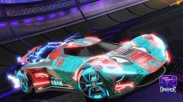 A Rocket League car design from MidKnight_171