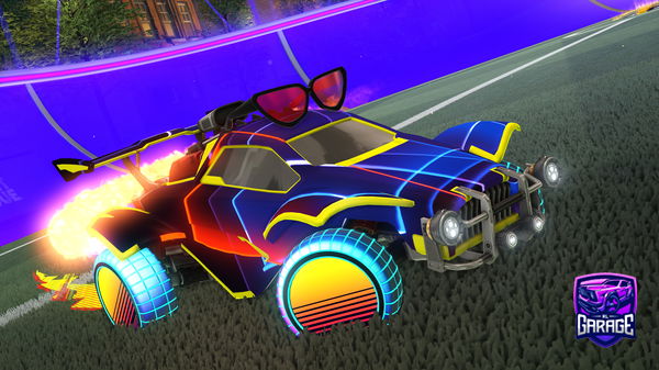 A Rocket League car design from intothecity