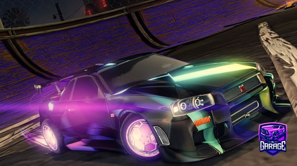 A Rocket League car design from -Goose-