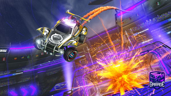 A Rocket League car design from Brush10