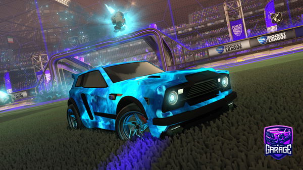 A Rocket League car design from FLQW