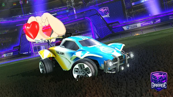 A Rocket League car design from Wests