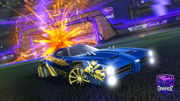 A Rocket League car design from Rpllnts