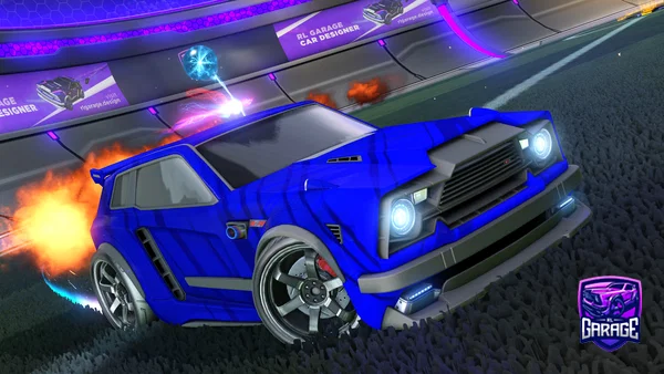 A Rocket League car design from Mustang13_12
