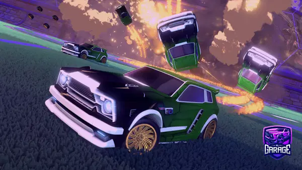 A Rocket League car design from Ridder