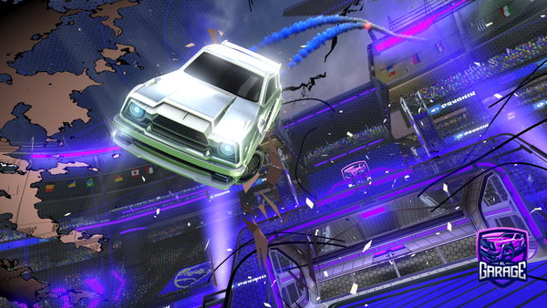 A Rocket League car design from PL4Y3R5P4C3