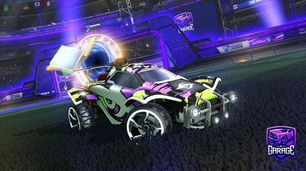 A Rocket League car design from Queen_Kraken