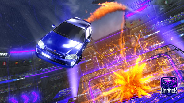 A Rocket League car design from PapiNemo