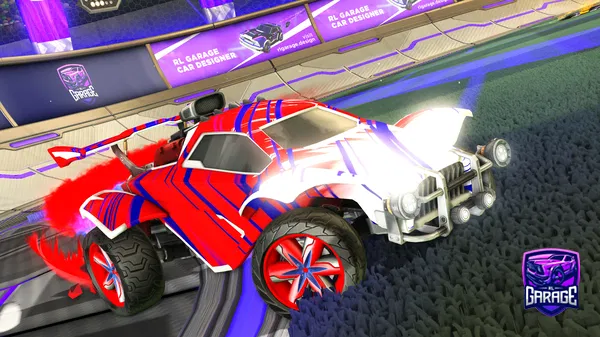 A Rocket League car design from TwistdWaffle