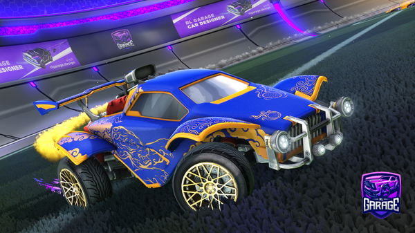 A Rocket League car design from GoldenOnRL