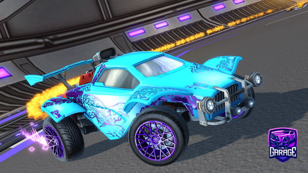 A Rocket League car design from Mahieddine