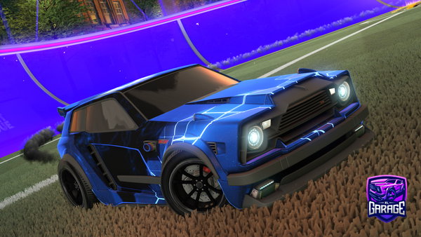 A Rocket League car design from pacmark