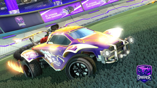 A Rocket League car design from DXRKMENACE