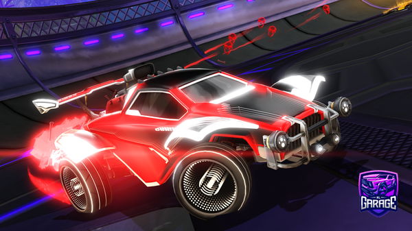 A Rocket League car design from duckieiscool