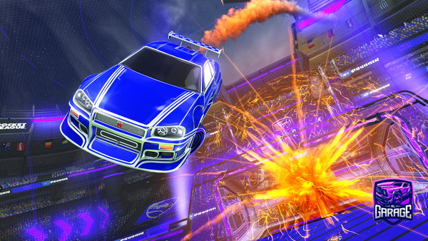 A Rocket League car design from tylerlockyer