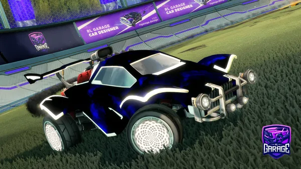 A Rocket League car design from Green1377ismyps
