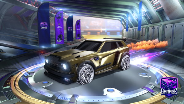 A Rocket League car design from Crashnin_Band