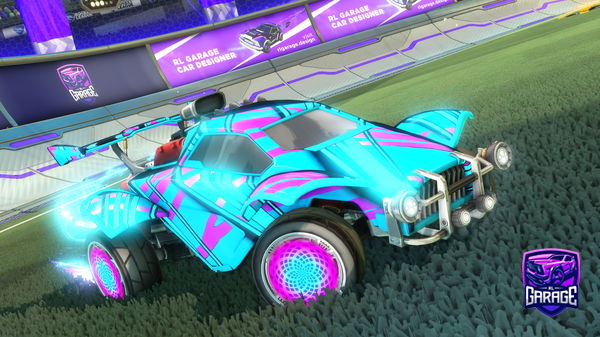A Rocket League car design from Isakiscoolbtw