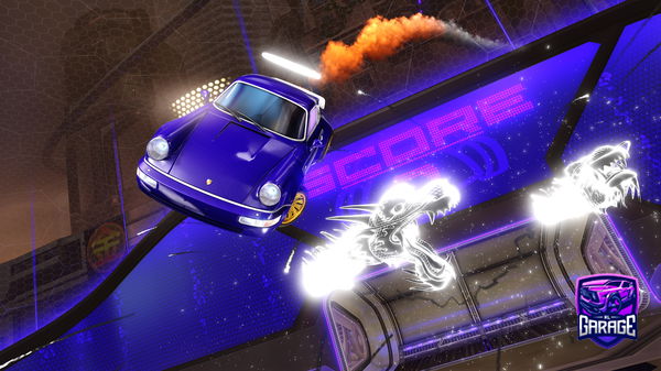 A Rocket League car design from ItzExzy