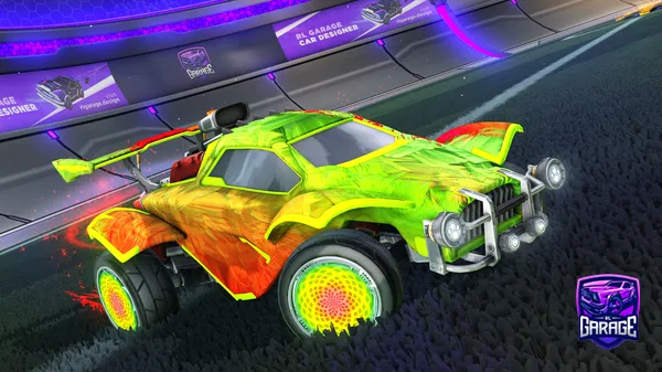 A Rocket League car design from Fastwhiteguy