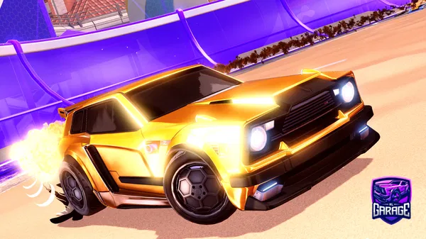 A Rocket League car design from matsadonna