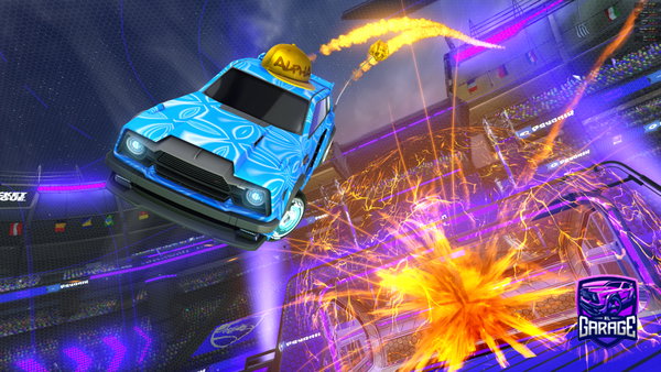A Rocket League car design from Joele1176