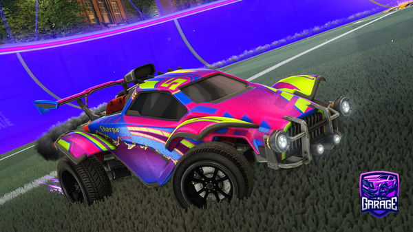 A Rocket League car design from V9Mrkclinl1124