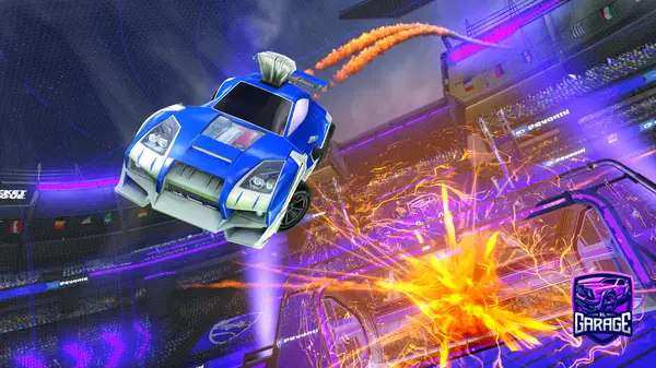 A Rocket League car design from shooter690xx