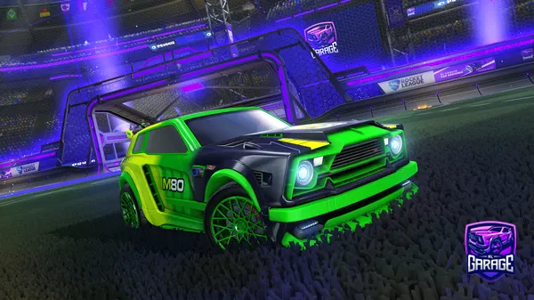 A Rocket League car design from Zirered