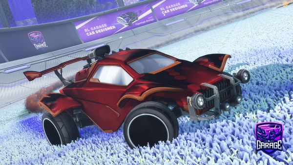 A Rocket League car design from WaterItem
