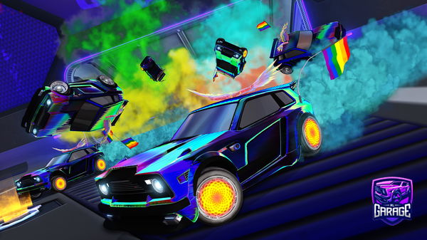 A Rocket League car design from Octy2