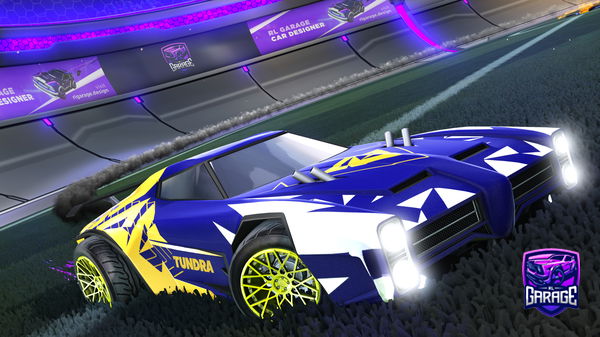 A Rocket League car design from WallabyWill