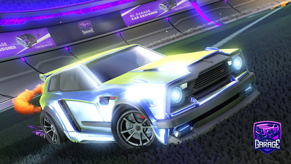 A Rocket League car design from Bumbiii