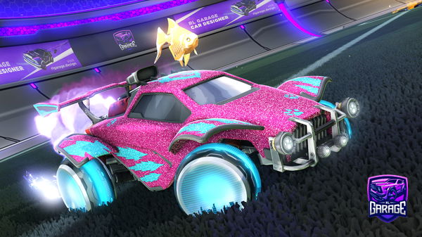 A Rocket League car design from MoistBrownie